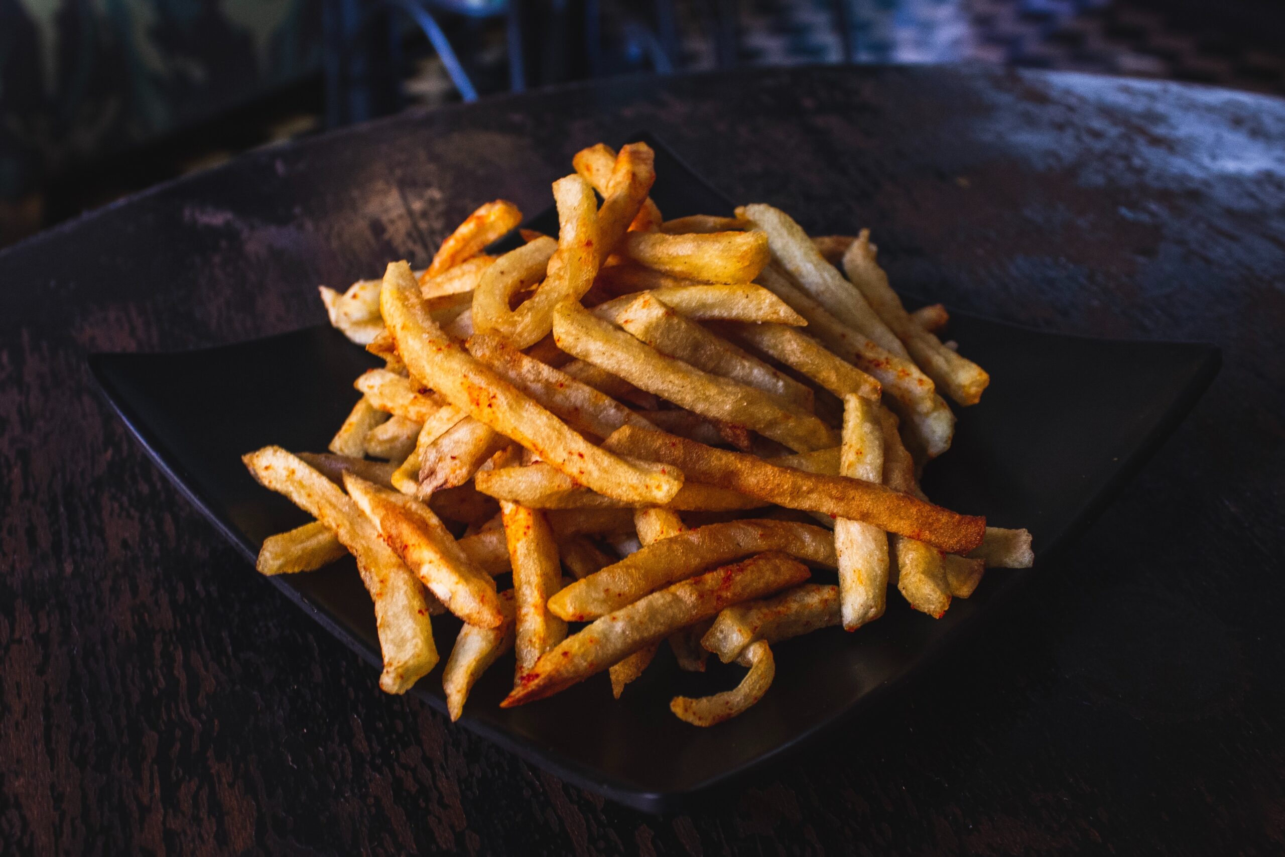 photo of a plate of fries